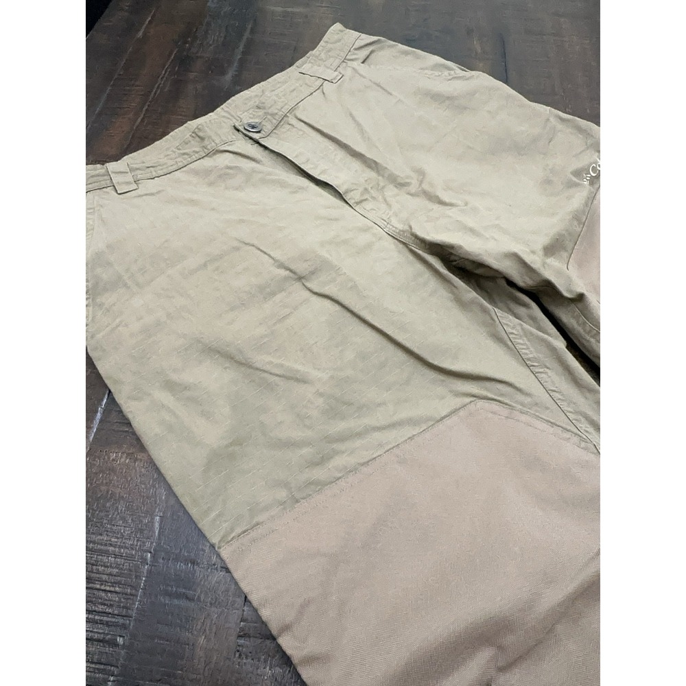 Columbia PHG Pants Mens 36x32 Beige Hunting Omni-Shield Ripstop Brush Guard
